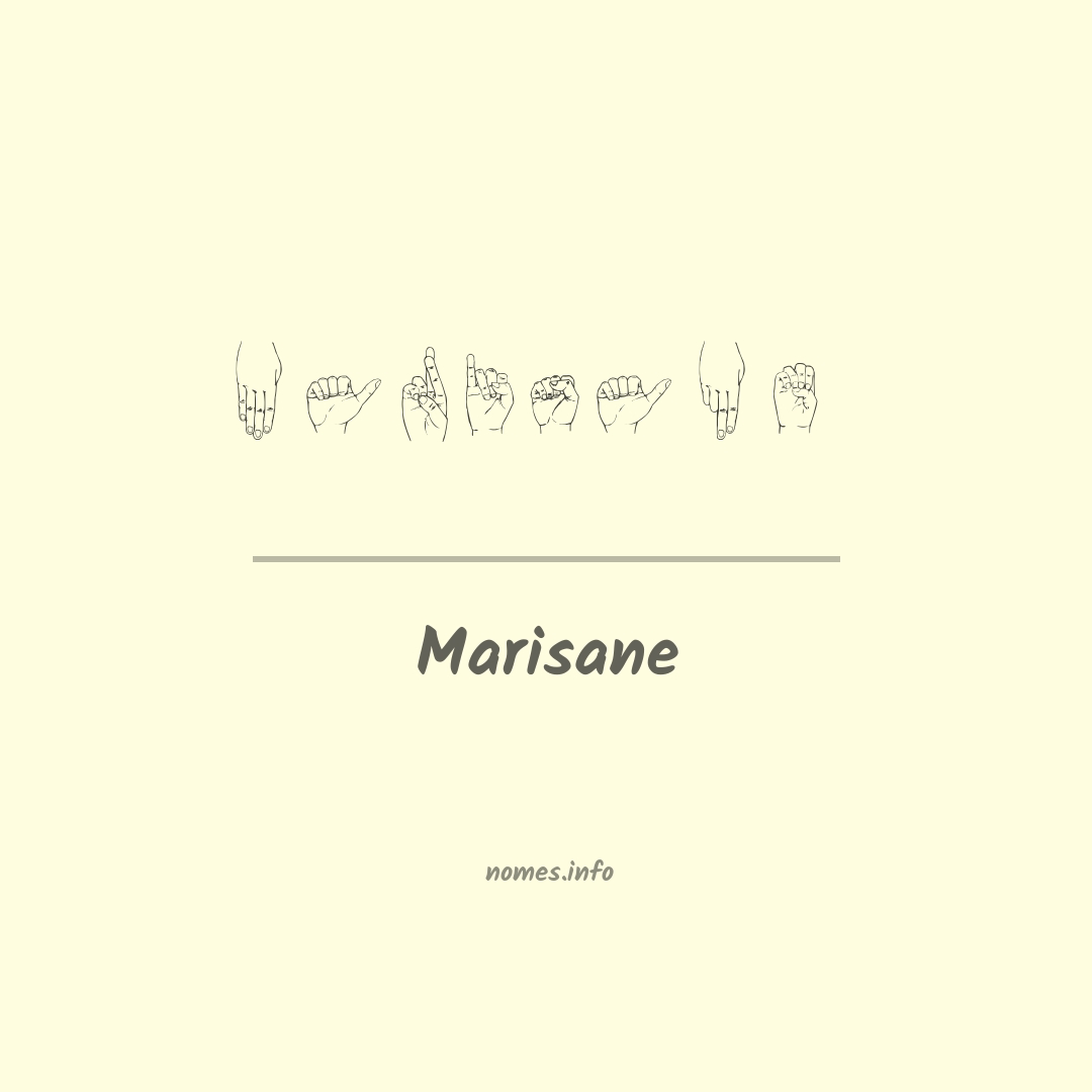 Marisane em Libras