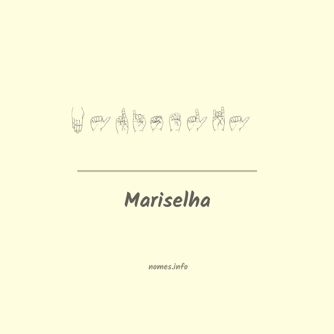 Mariselha em Libras