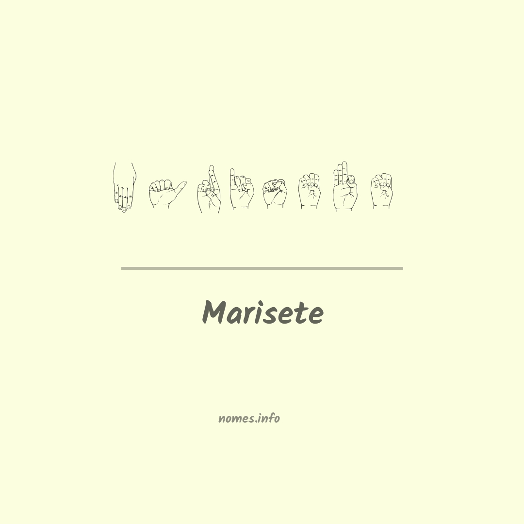 Marisete em Libras