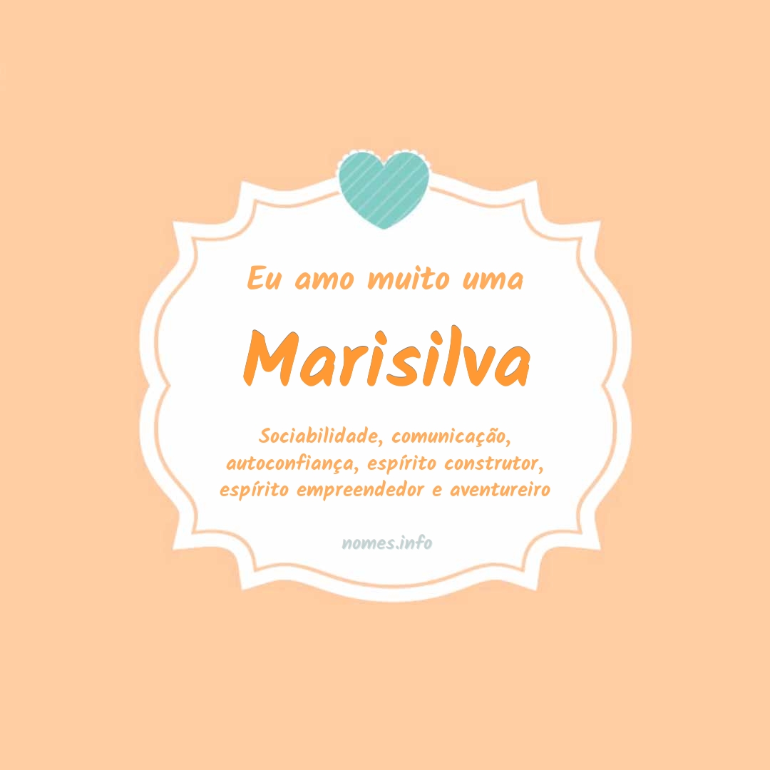 Eu amo muito Marisilva