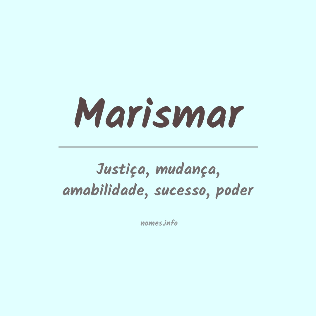 Significado do nome Marismar