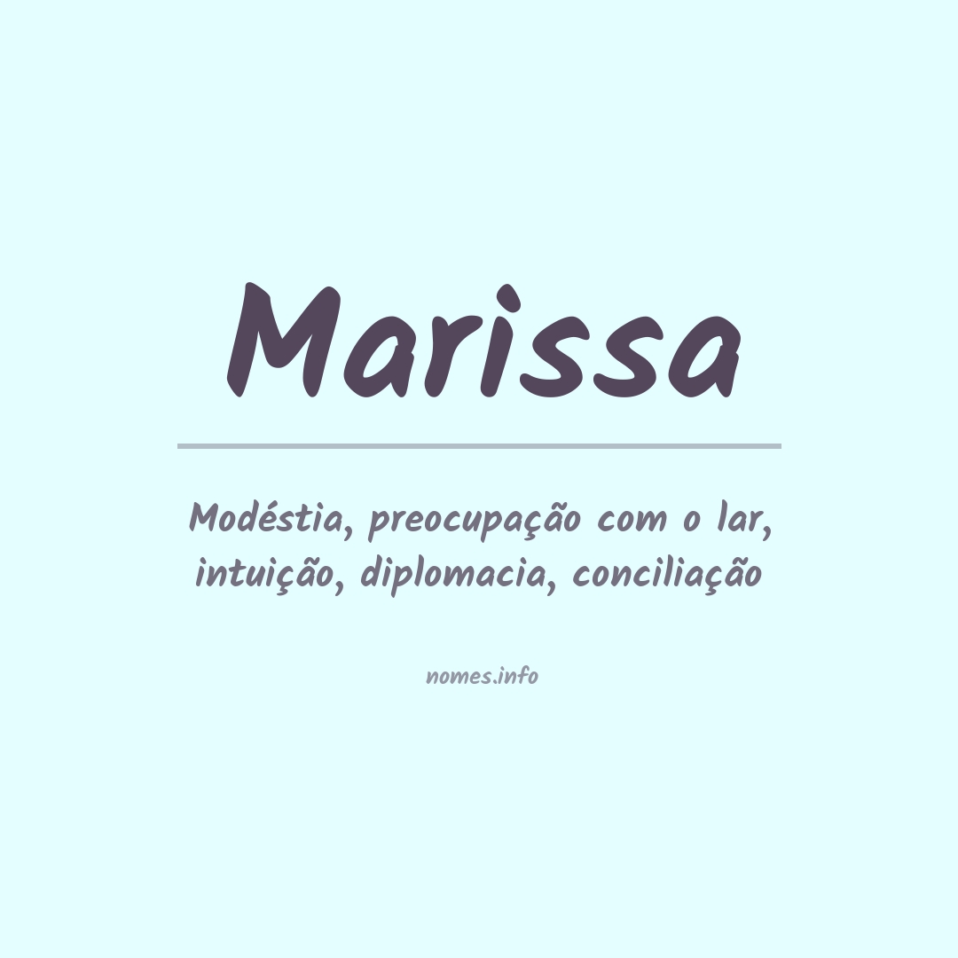 Significado do nome Marissa