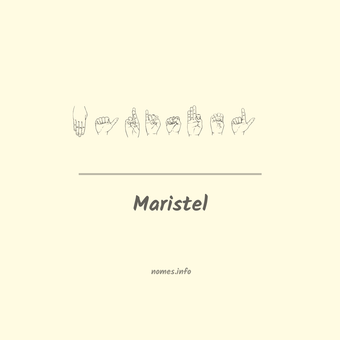 Maristel em Libras