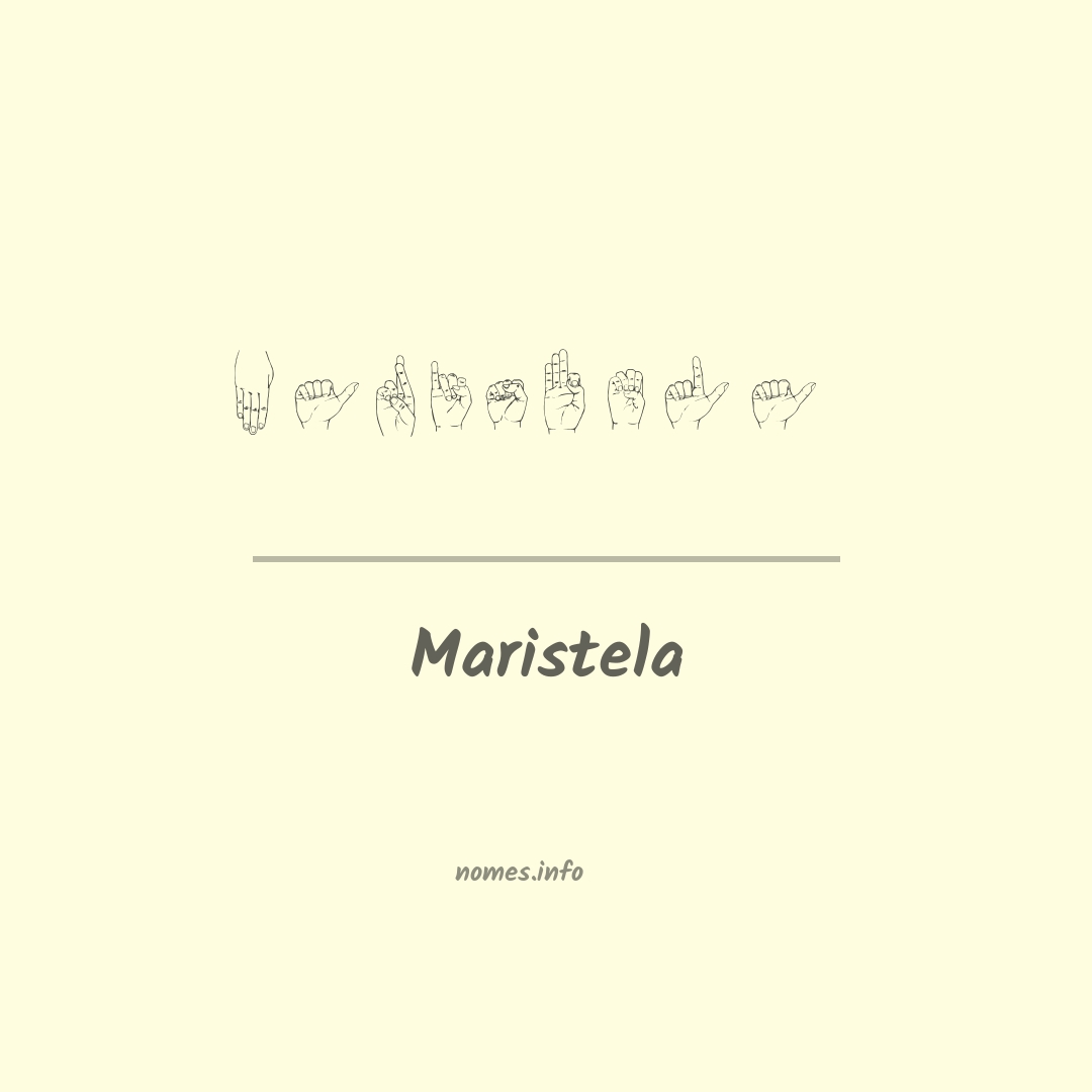 Maristela em Libras