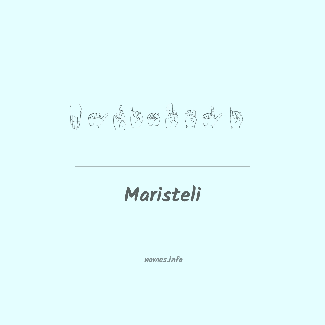 Maristeli em Libras