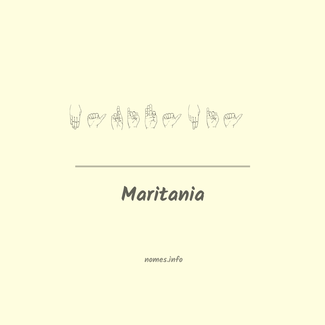 Maritania em Libras