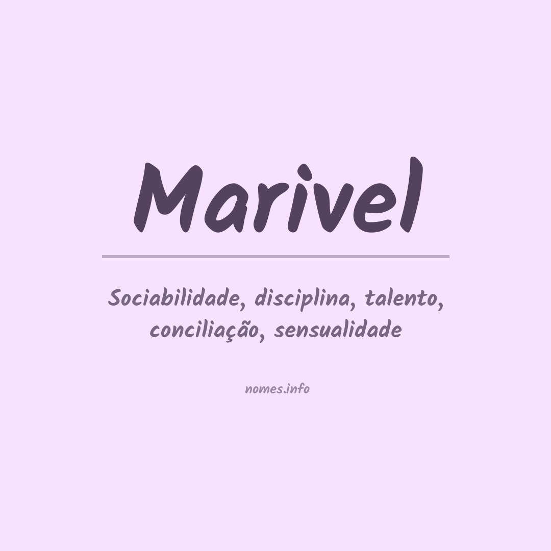 Significado do nome Marivel