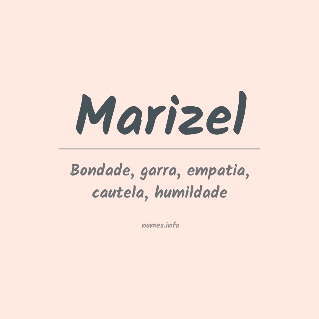 Significado do nome Marizel