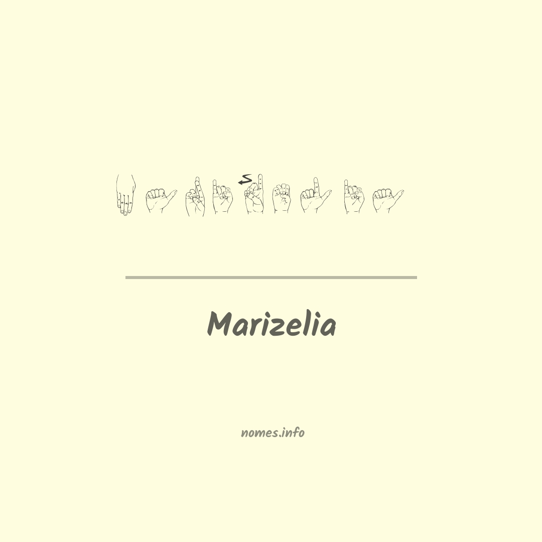 Marizelia em Libras