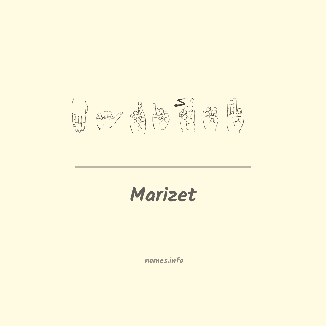 Marizet em Libras