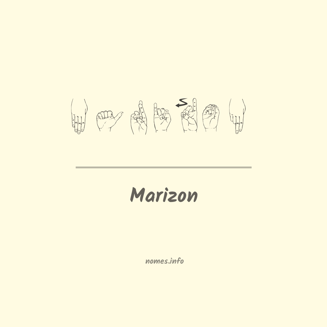 Marizon em Libras