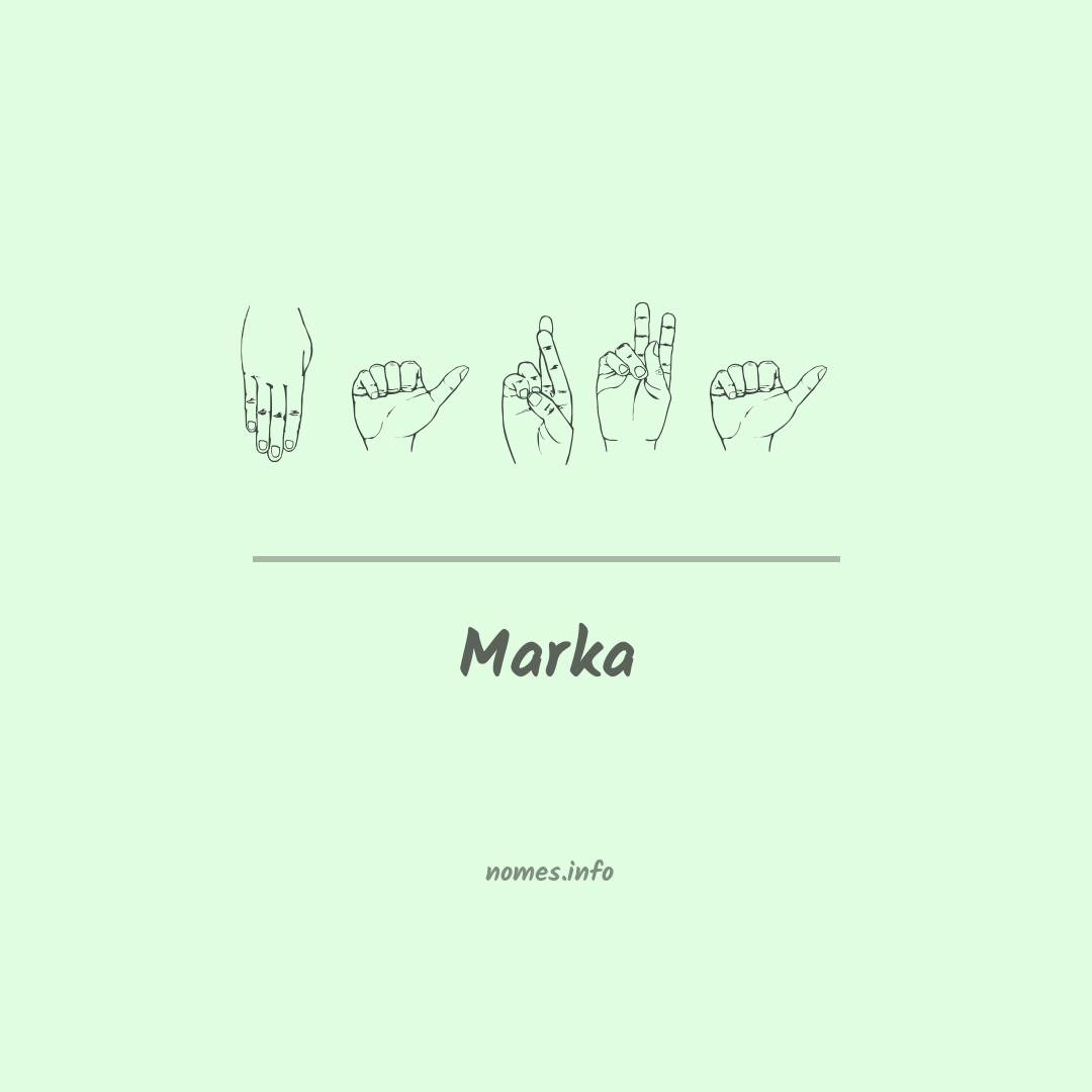 Marka em Libras