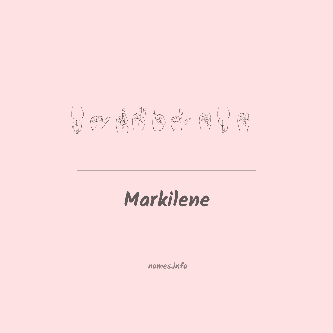 Markilene em Libras Markilene em Libras