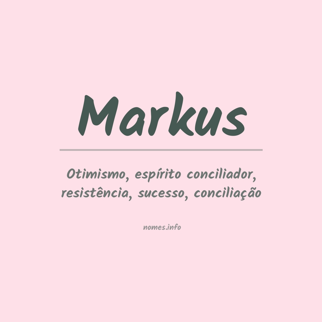 Significado do nome Markus