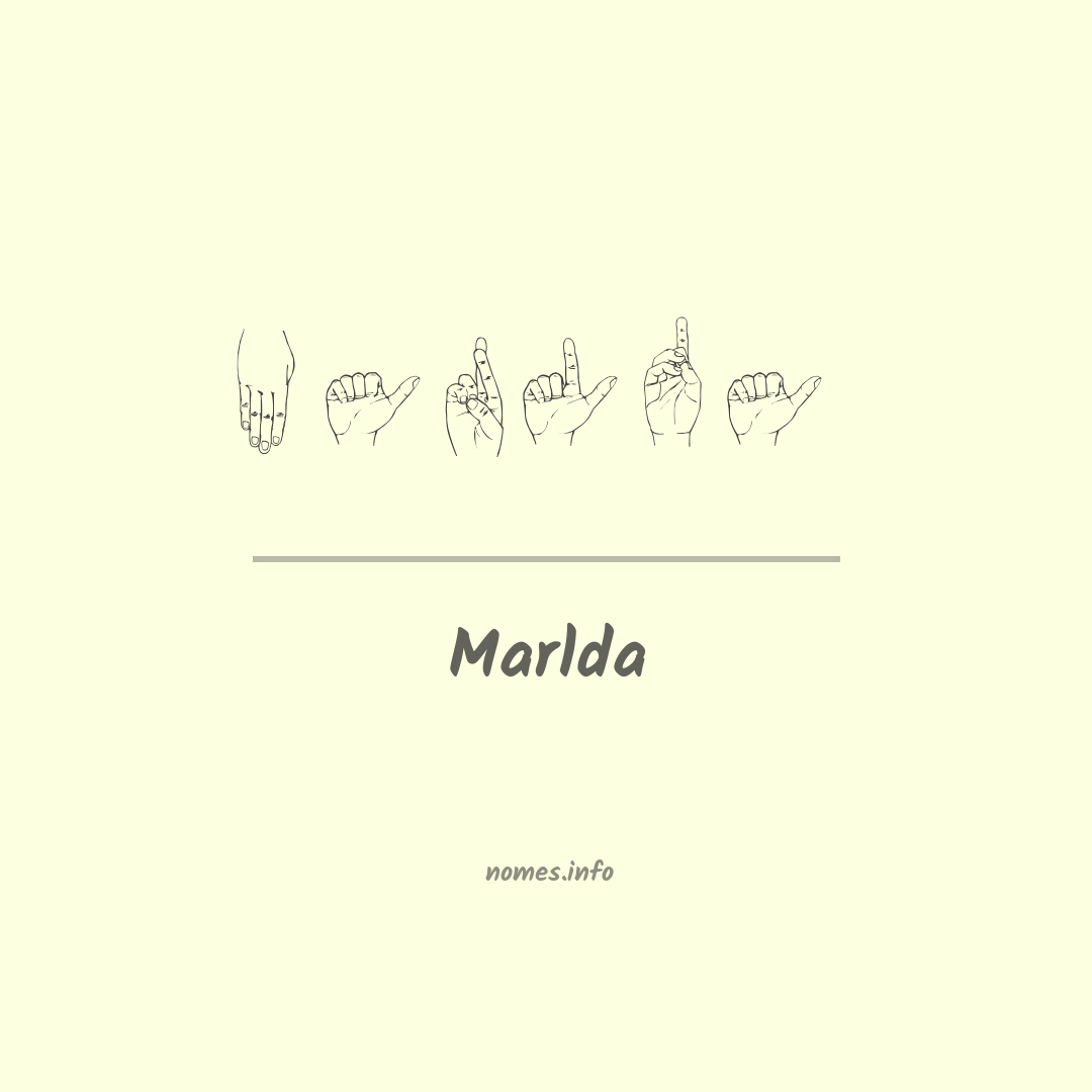 Marlda em Libras