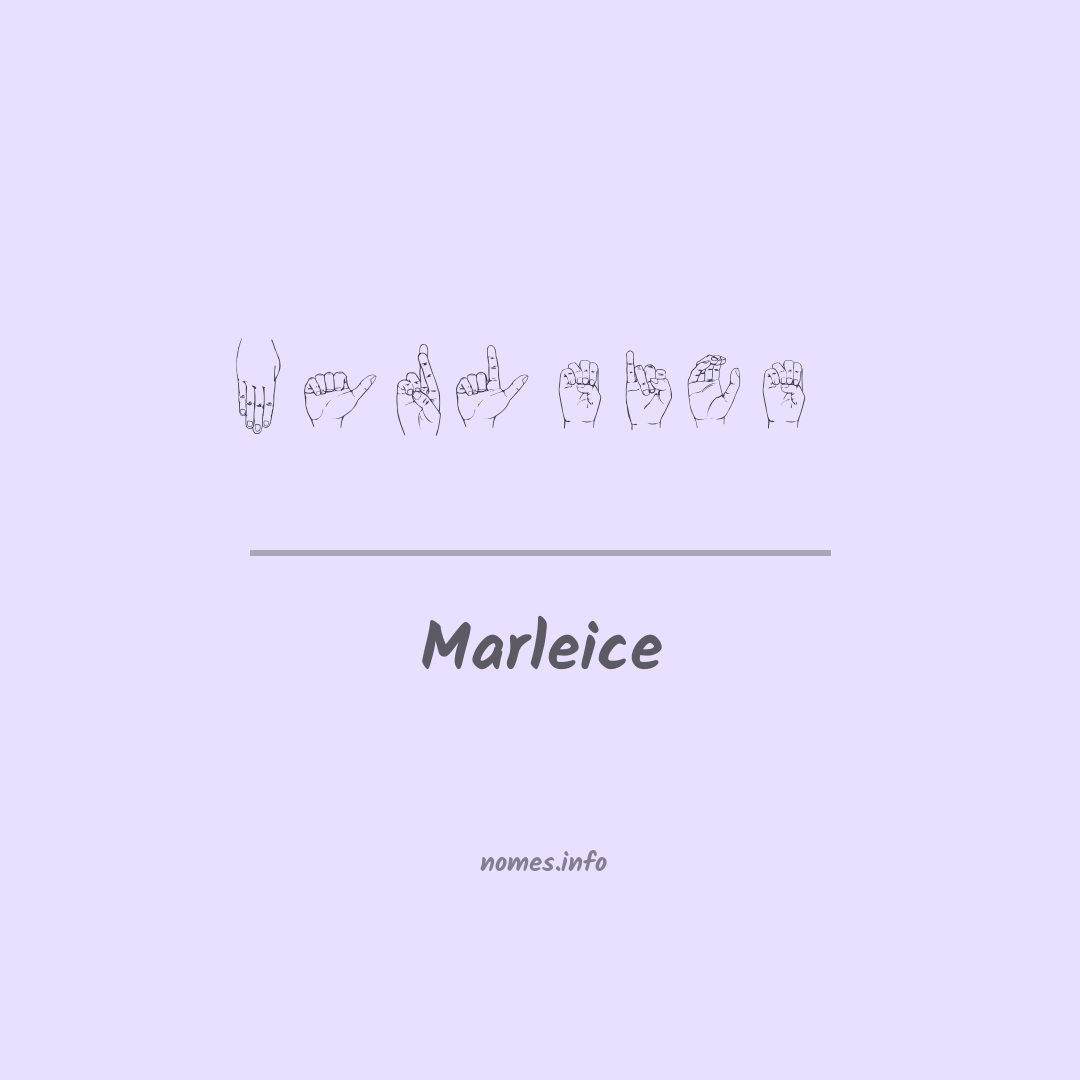 Marleice em Libras