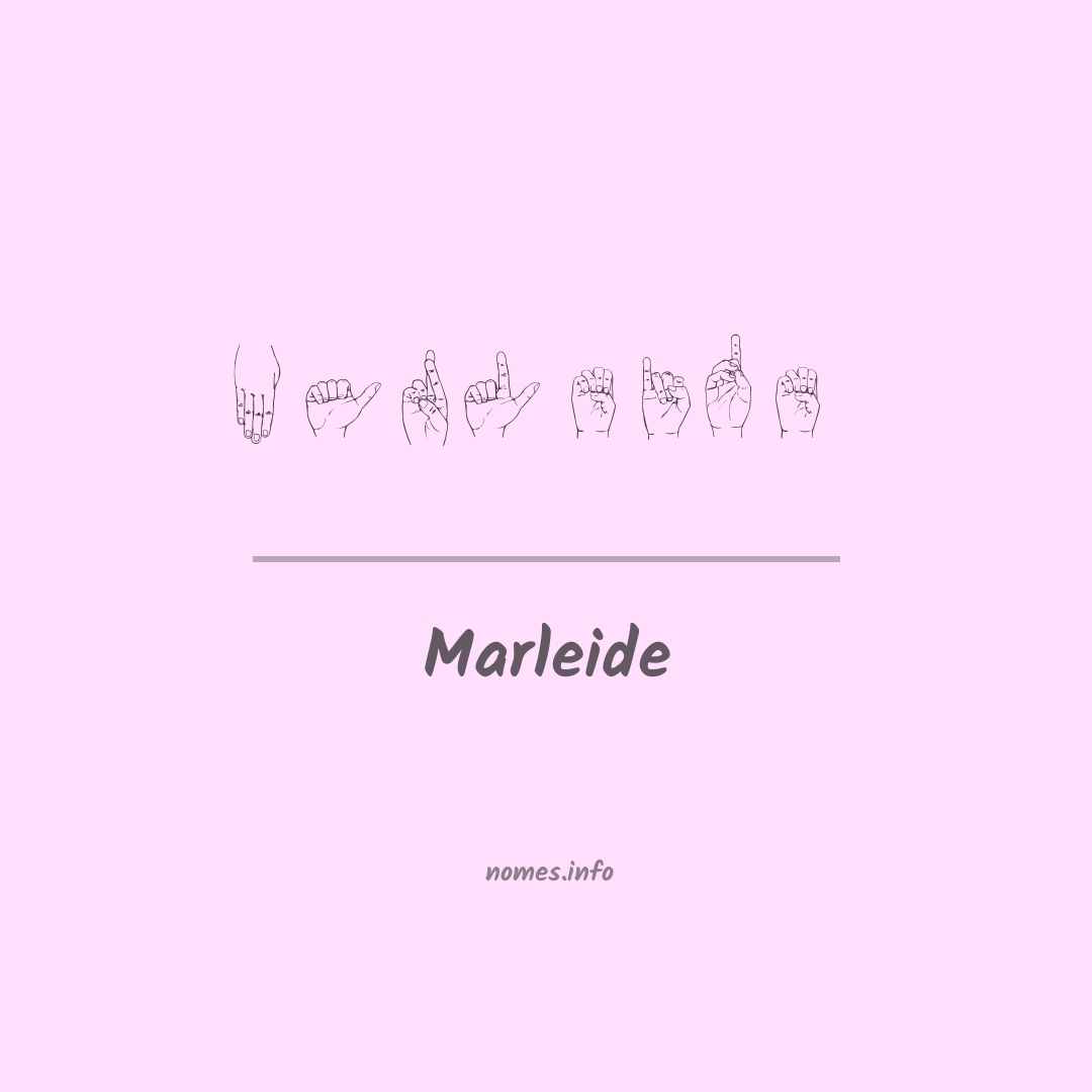 Marleide em Libras