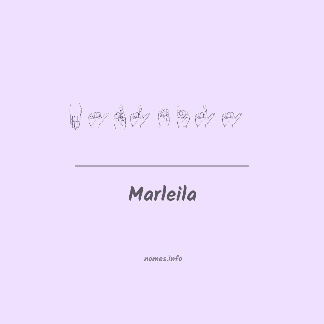 Marleila em Libras