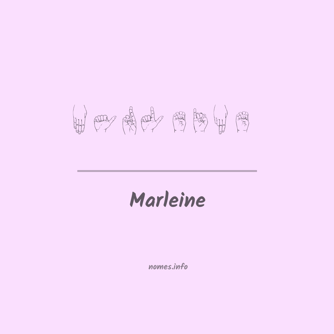 Marleine em Libras