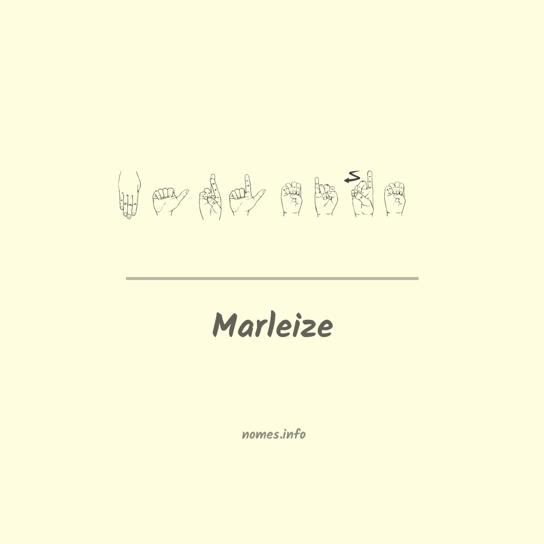 Marleize em Libras