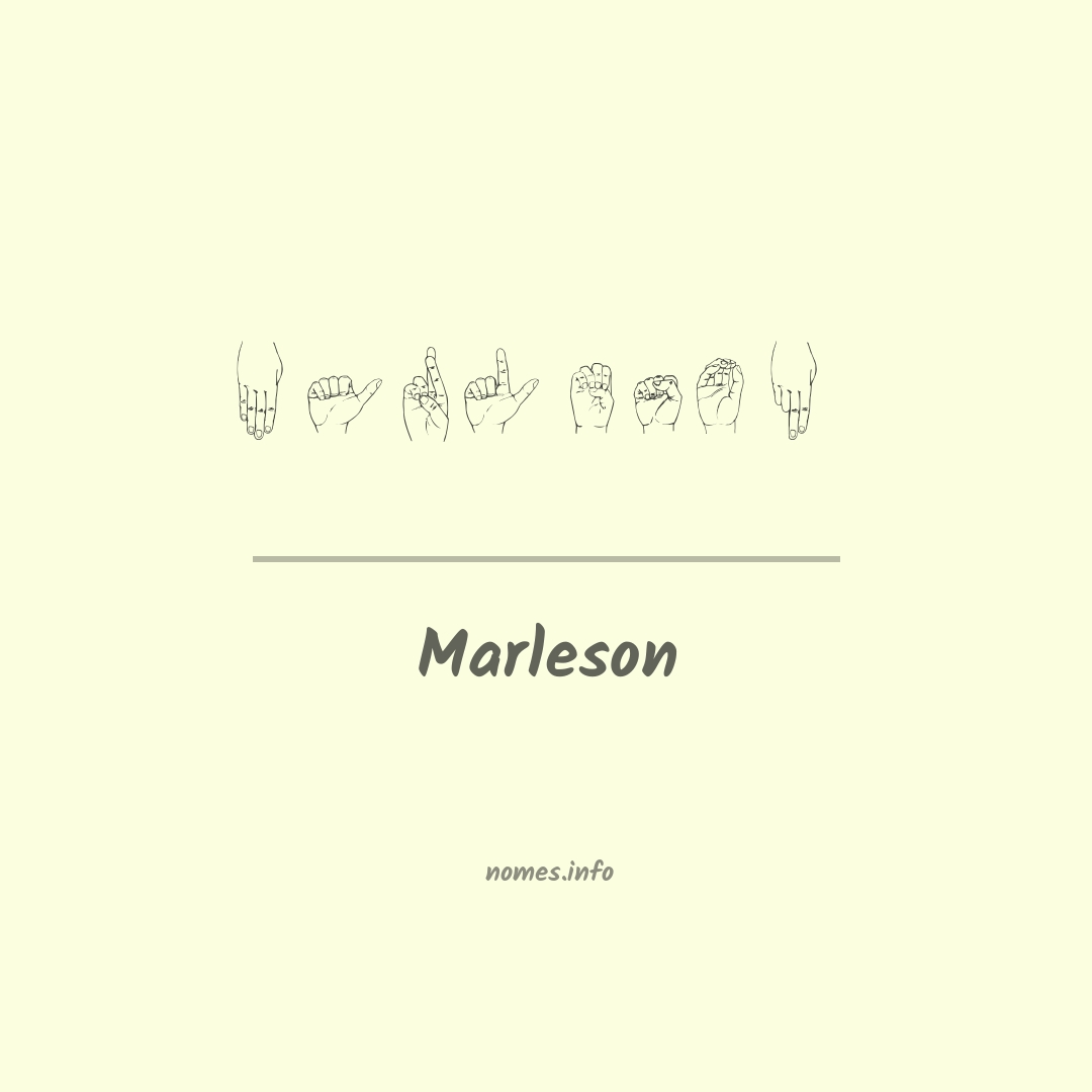 Marleson em Libras