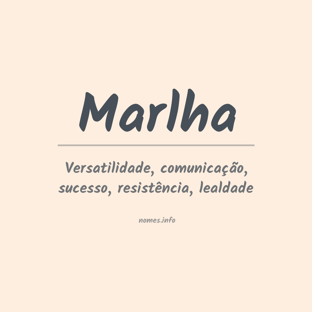 Significado do nome Marlha