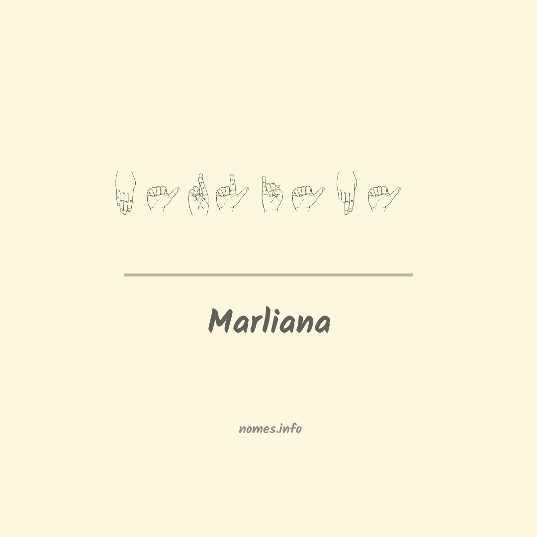 Marliana em Libras