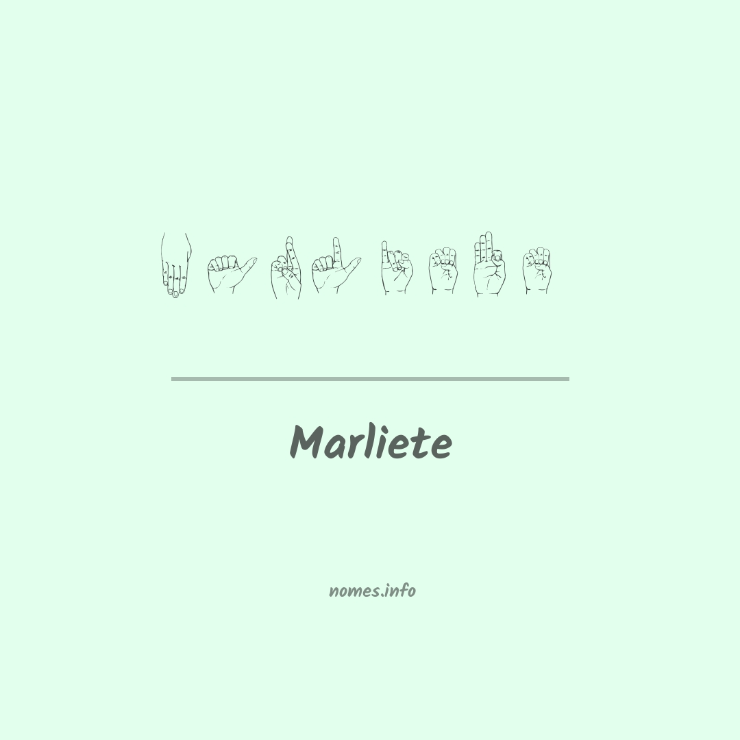 Marliete em Libras