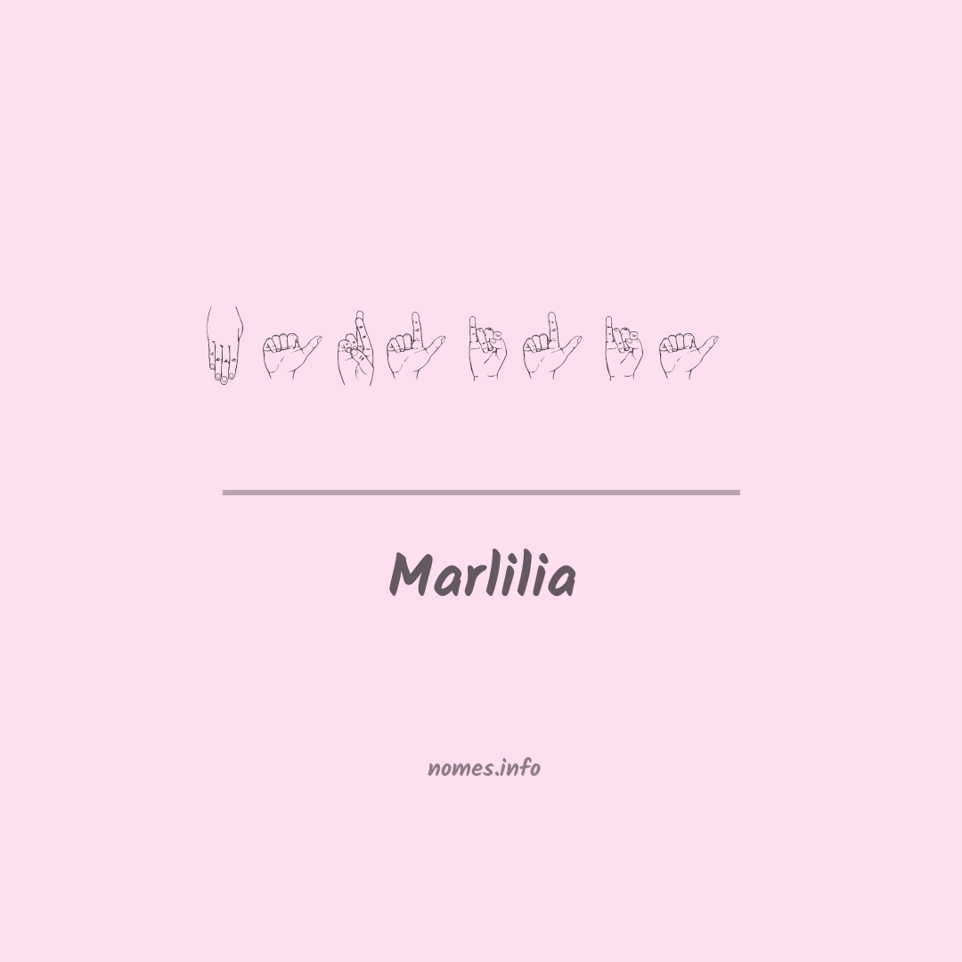 Marlilia em Libras