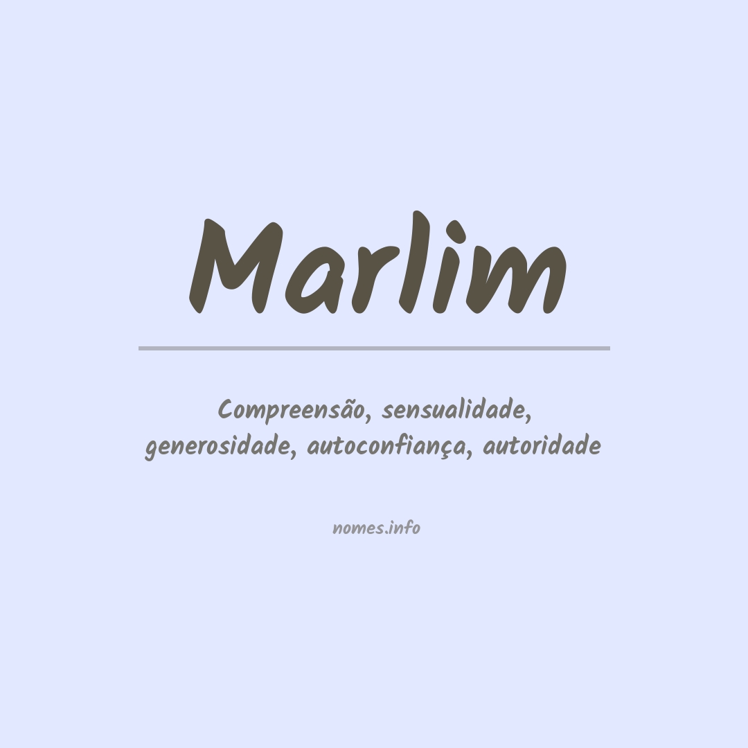 Significado do nome Marlim