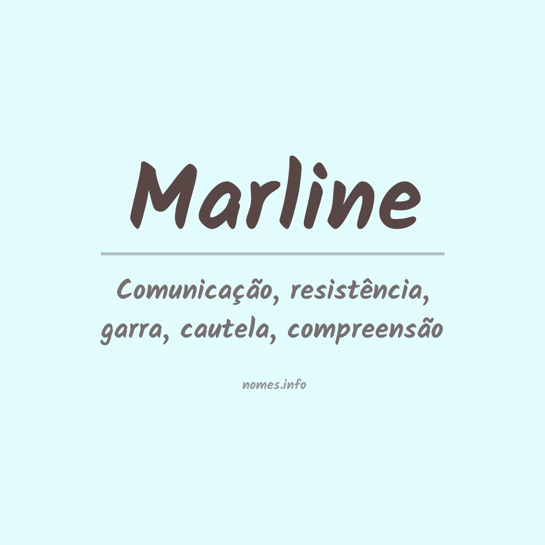 Significado do nome Marline