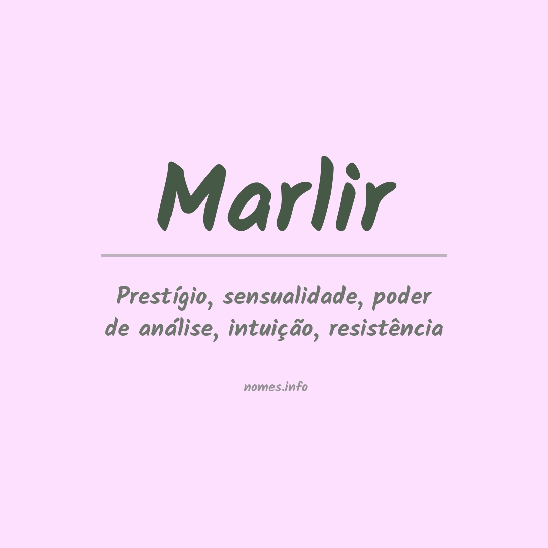 Significado do nome Marlir