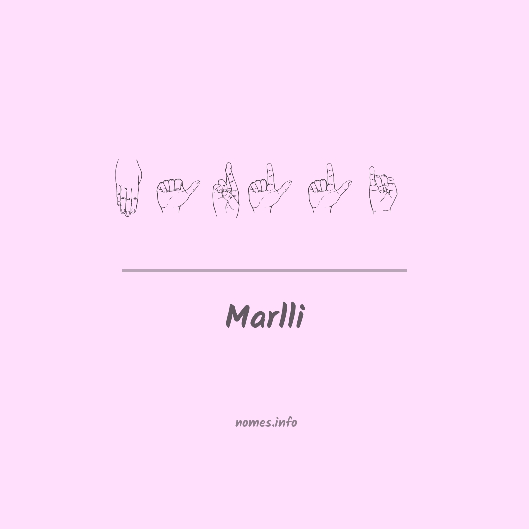 Marlli em Libras