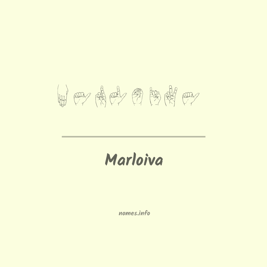 Marloiva em Libras Marloiva em Libras