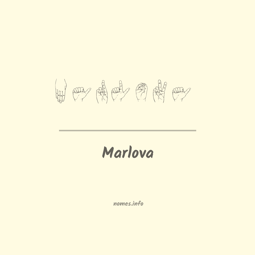 Marlova em Libras Marlova em Libras