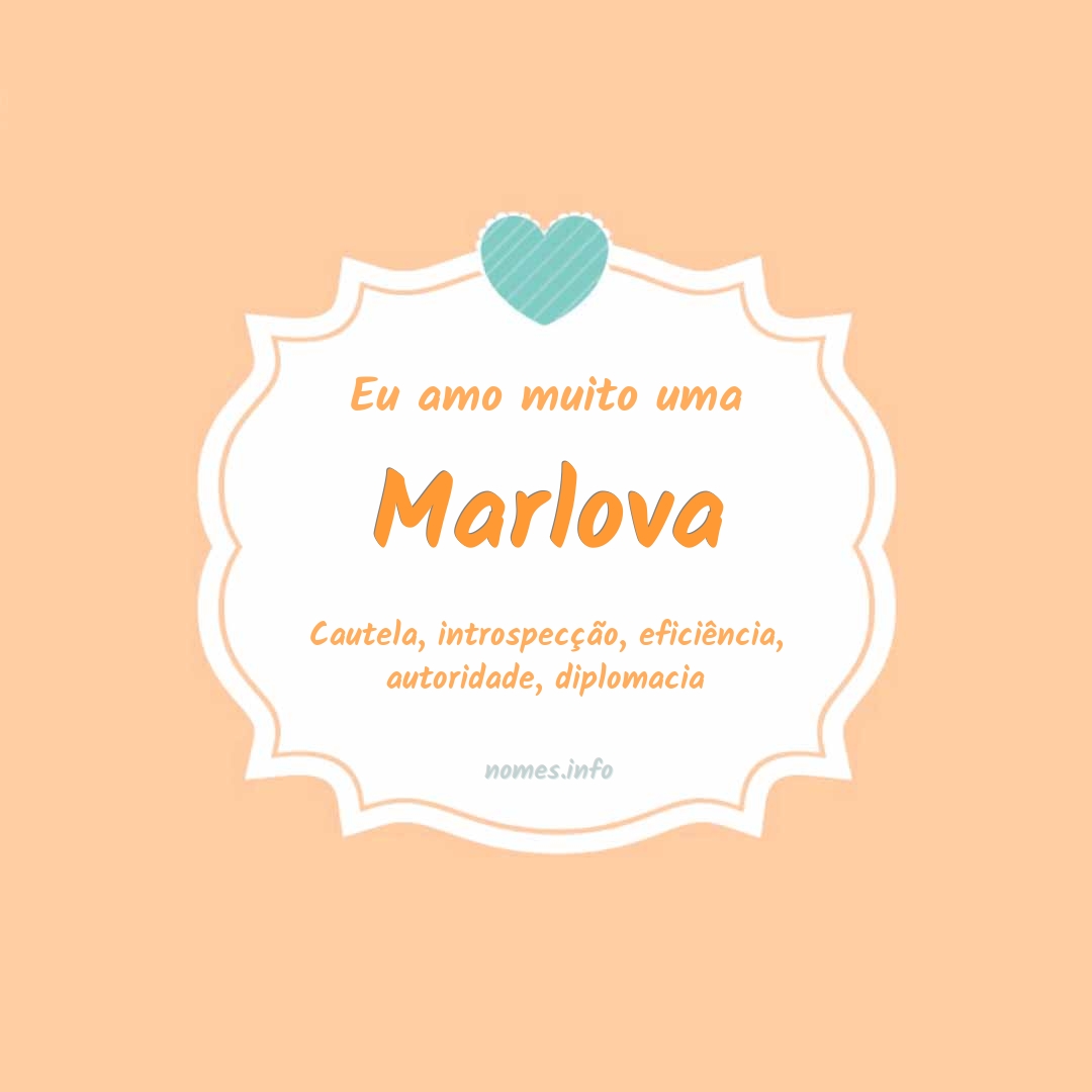 Eu amo muito Marlova Eu amo muito Marlova