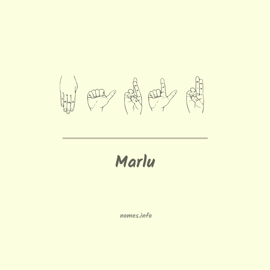 Marlu em Libras