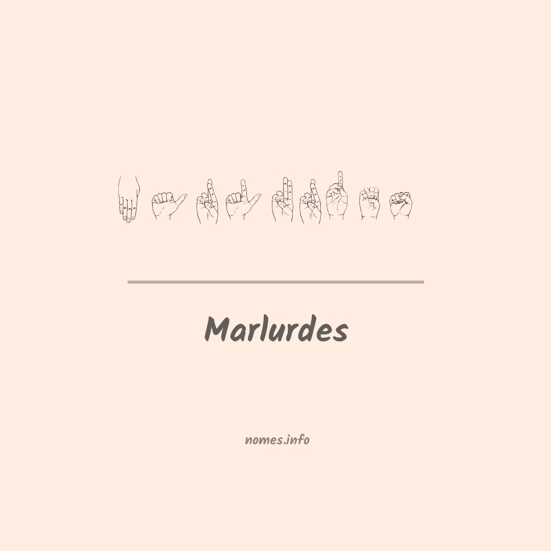 Marlurdes em Libras