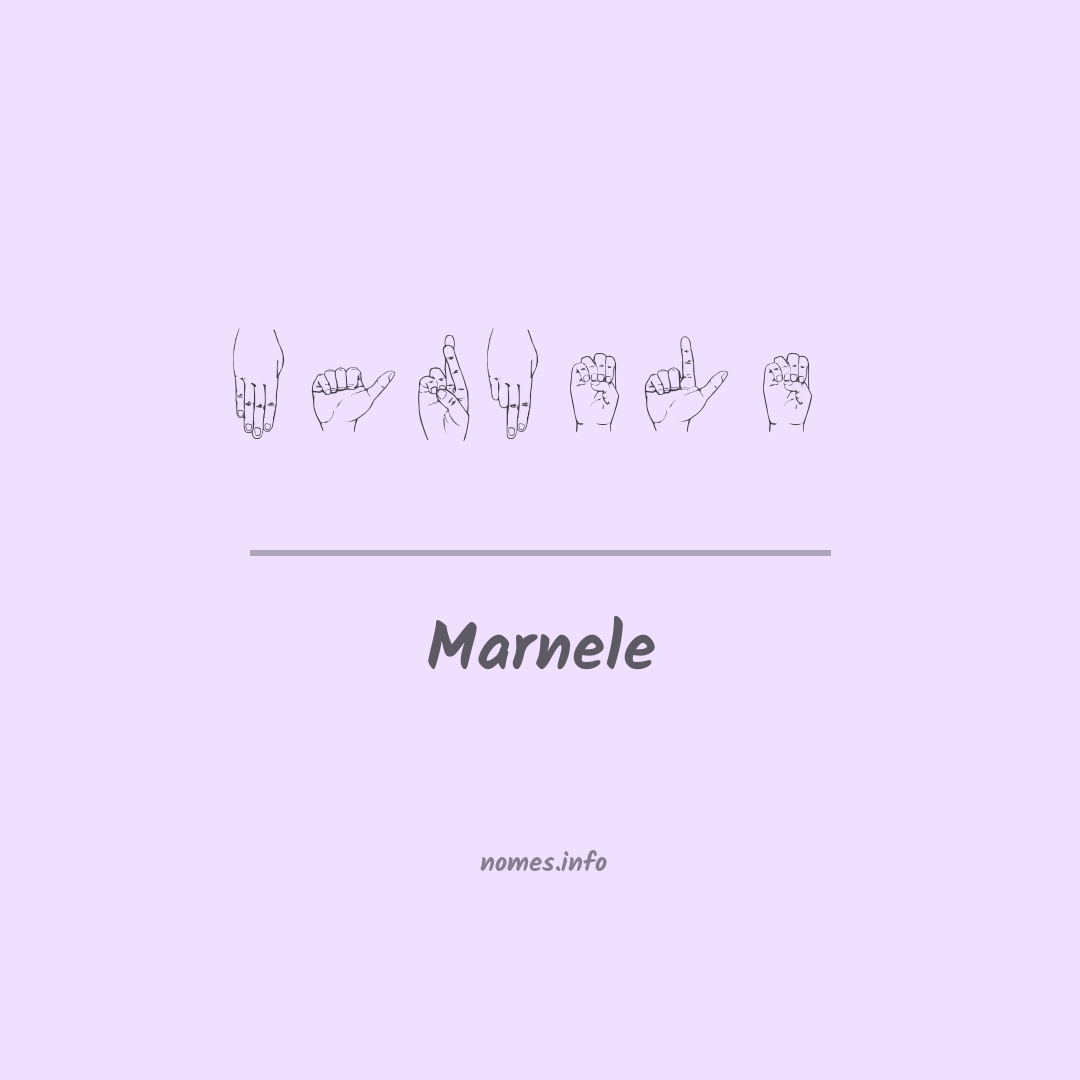 Marnele em Libras