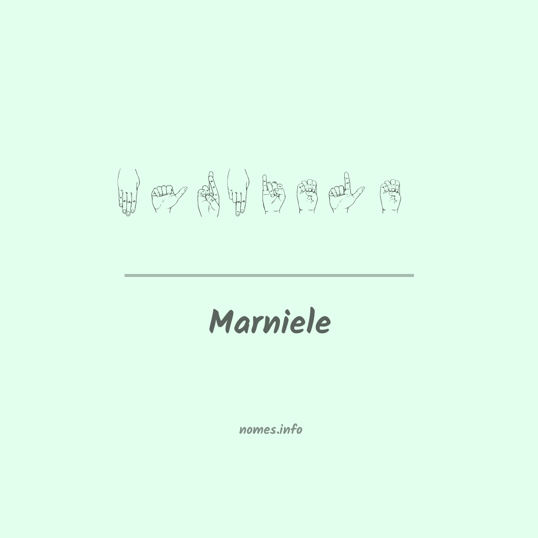 Marniele em Libras