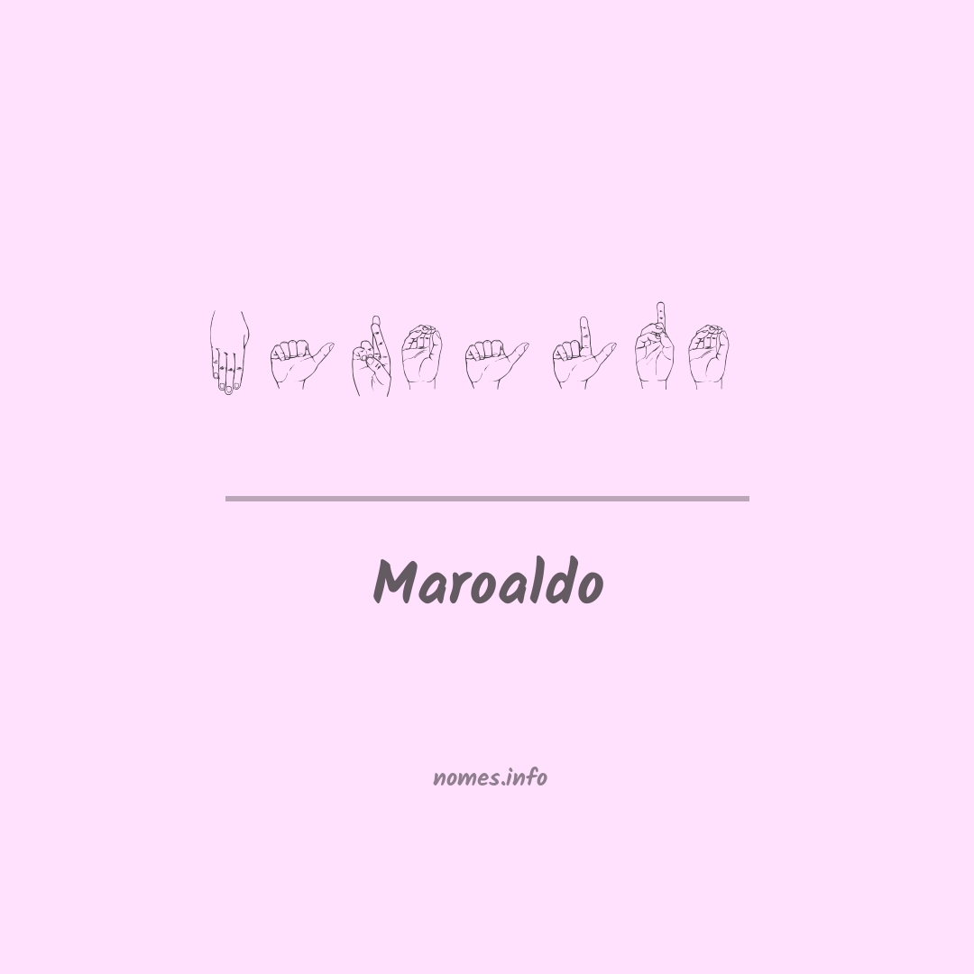 Maroaldo em Libras