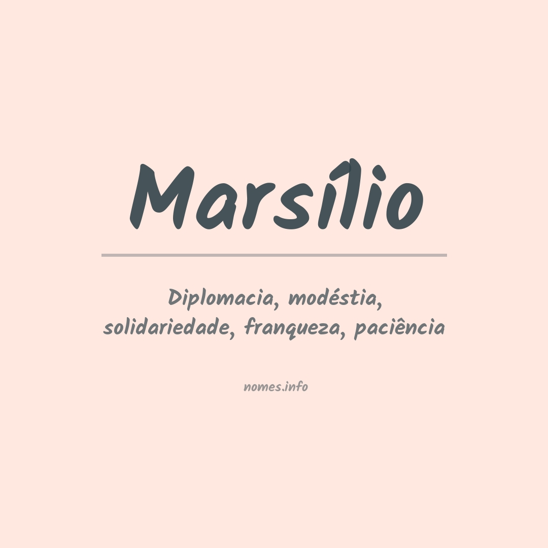 Significado do nome Marsílio