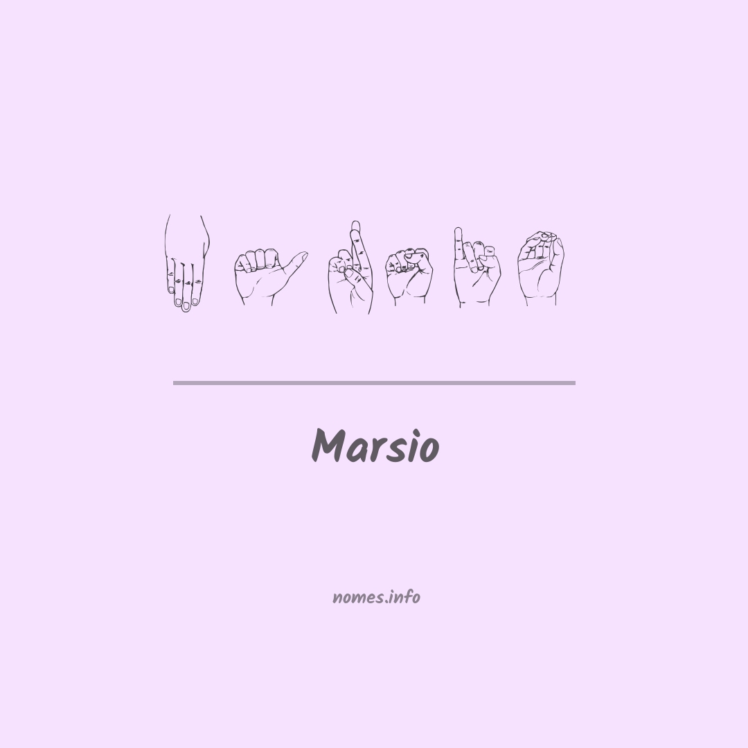 Marsio em Libras
