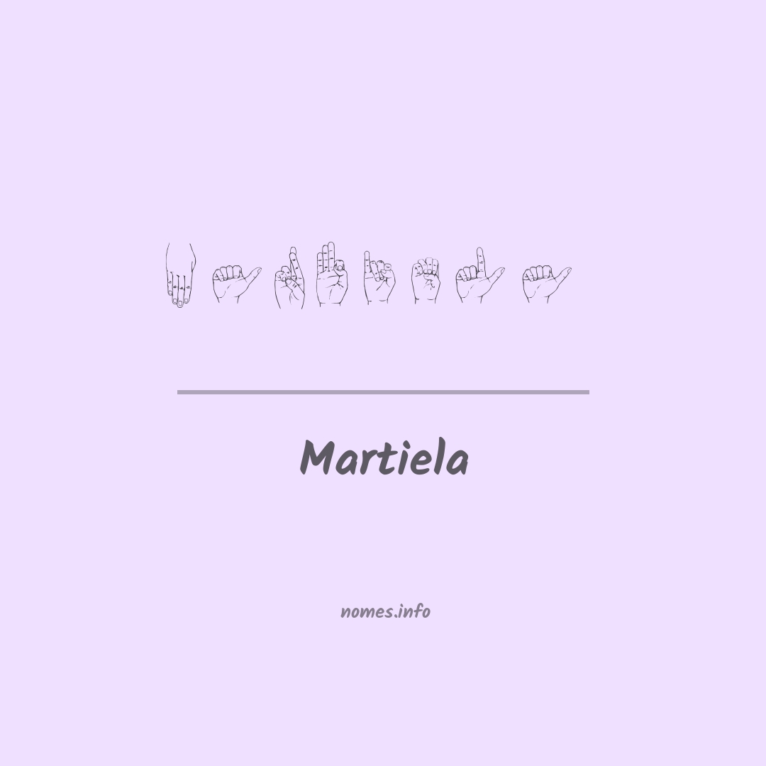 Martiela em Libras