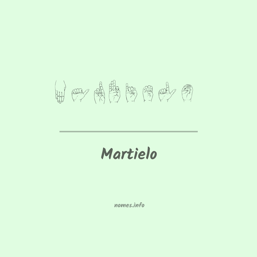 Martielo em Libras