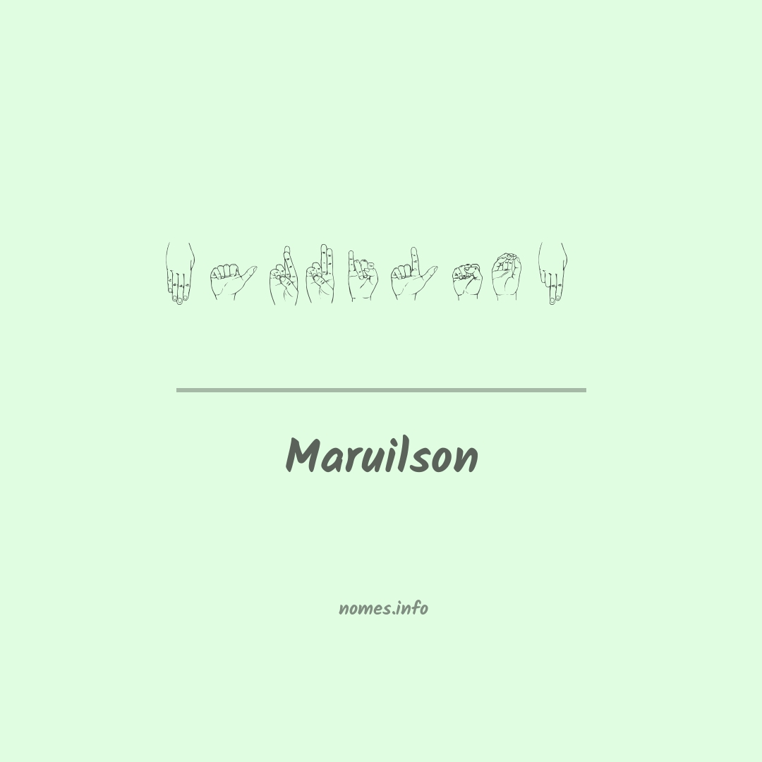 Maruilson em Libras