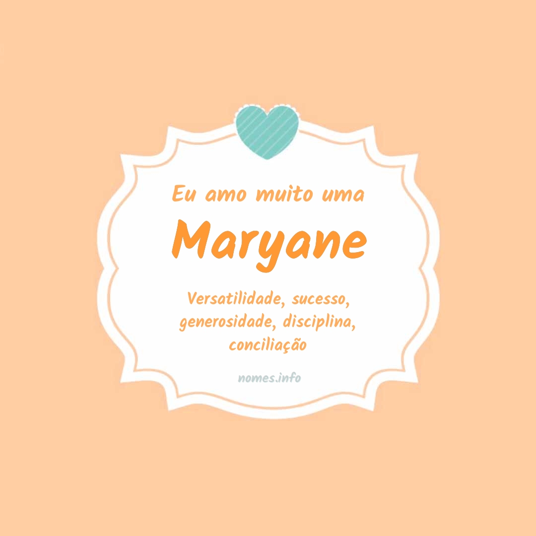 Eu amo muito Maryane Eu amo muito Maryane