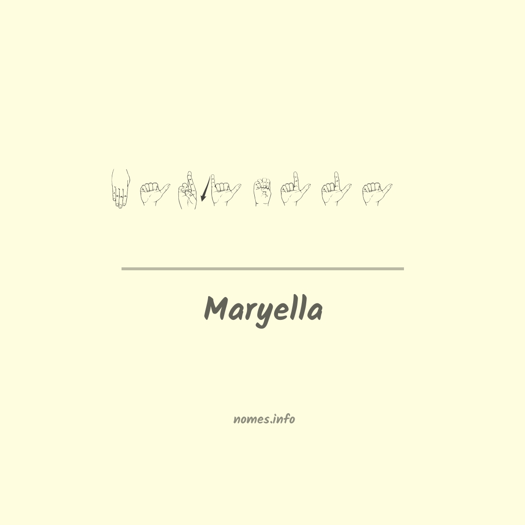 Maryella em Libras
