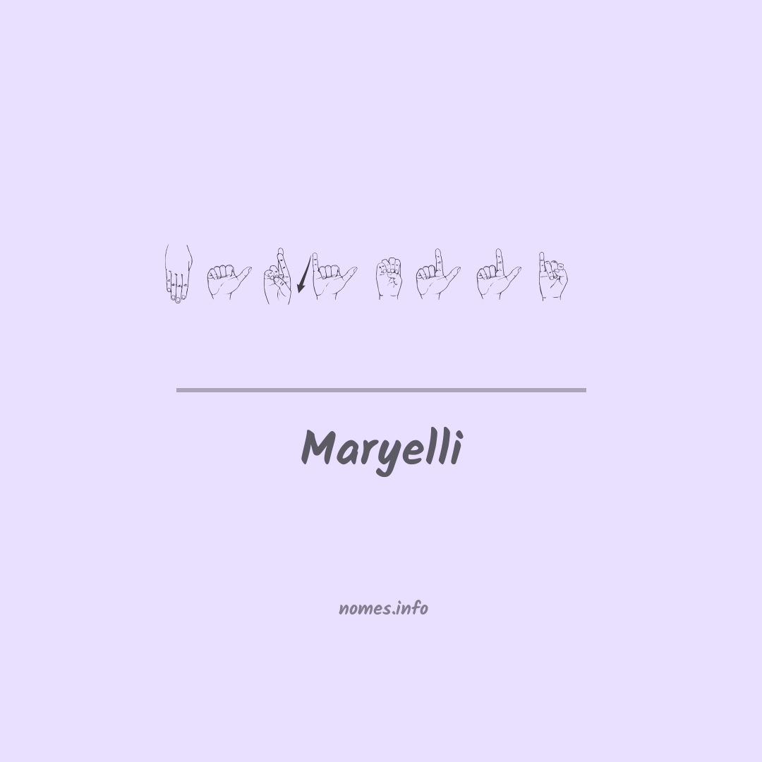 Maryelli em Libras