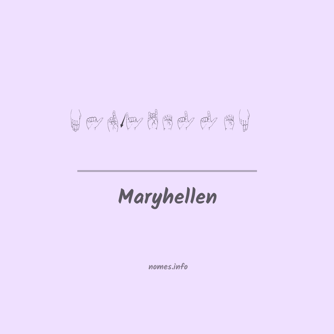 Maryhellen em Libras